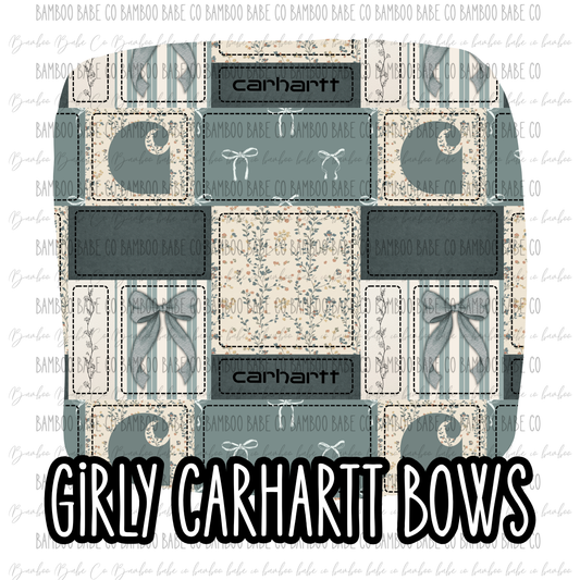 Girly Carhartt Bows