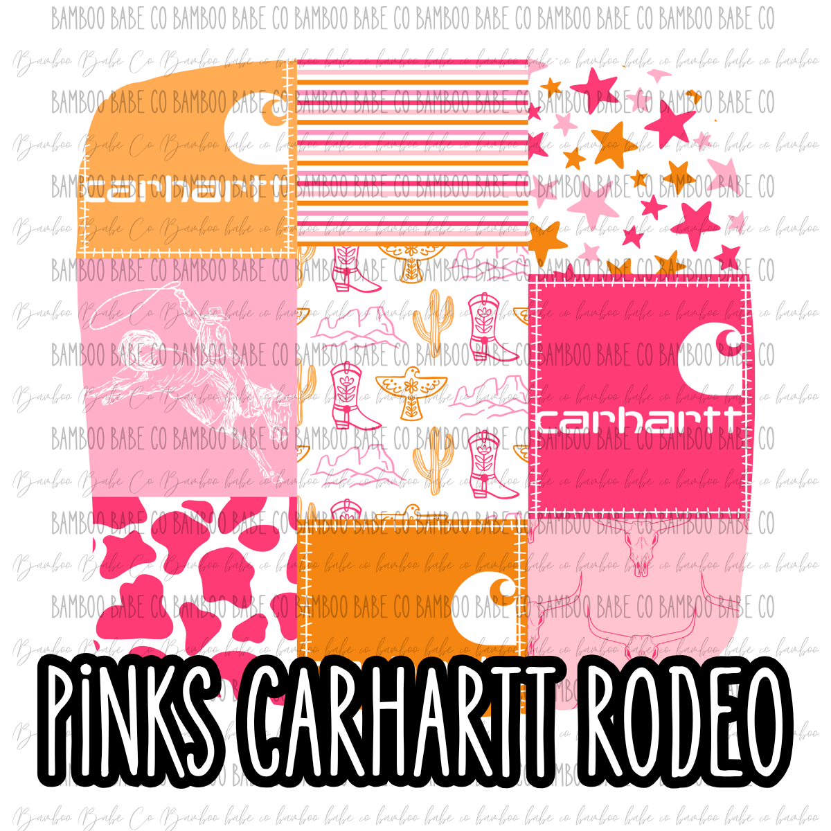Pinks Carhartt Rodeo