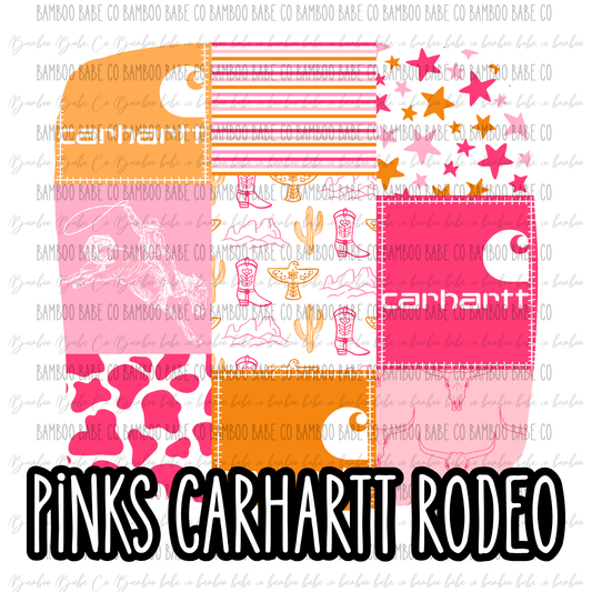 Pinks Carhartt Rodeo